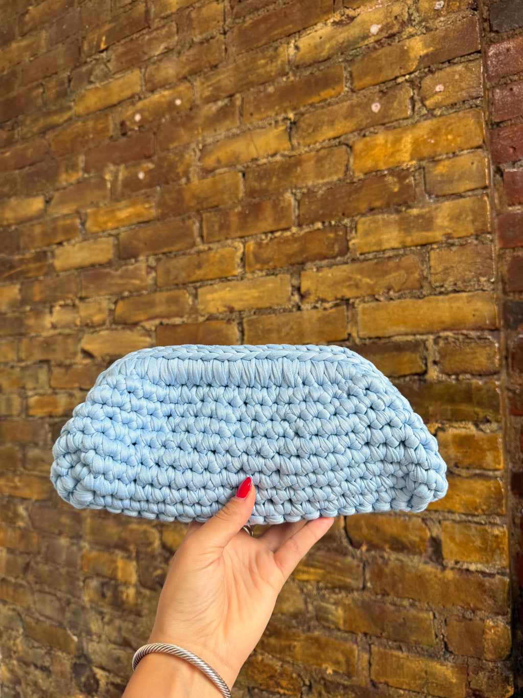 Handmade Crochet Medium Clutch