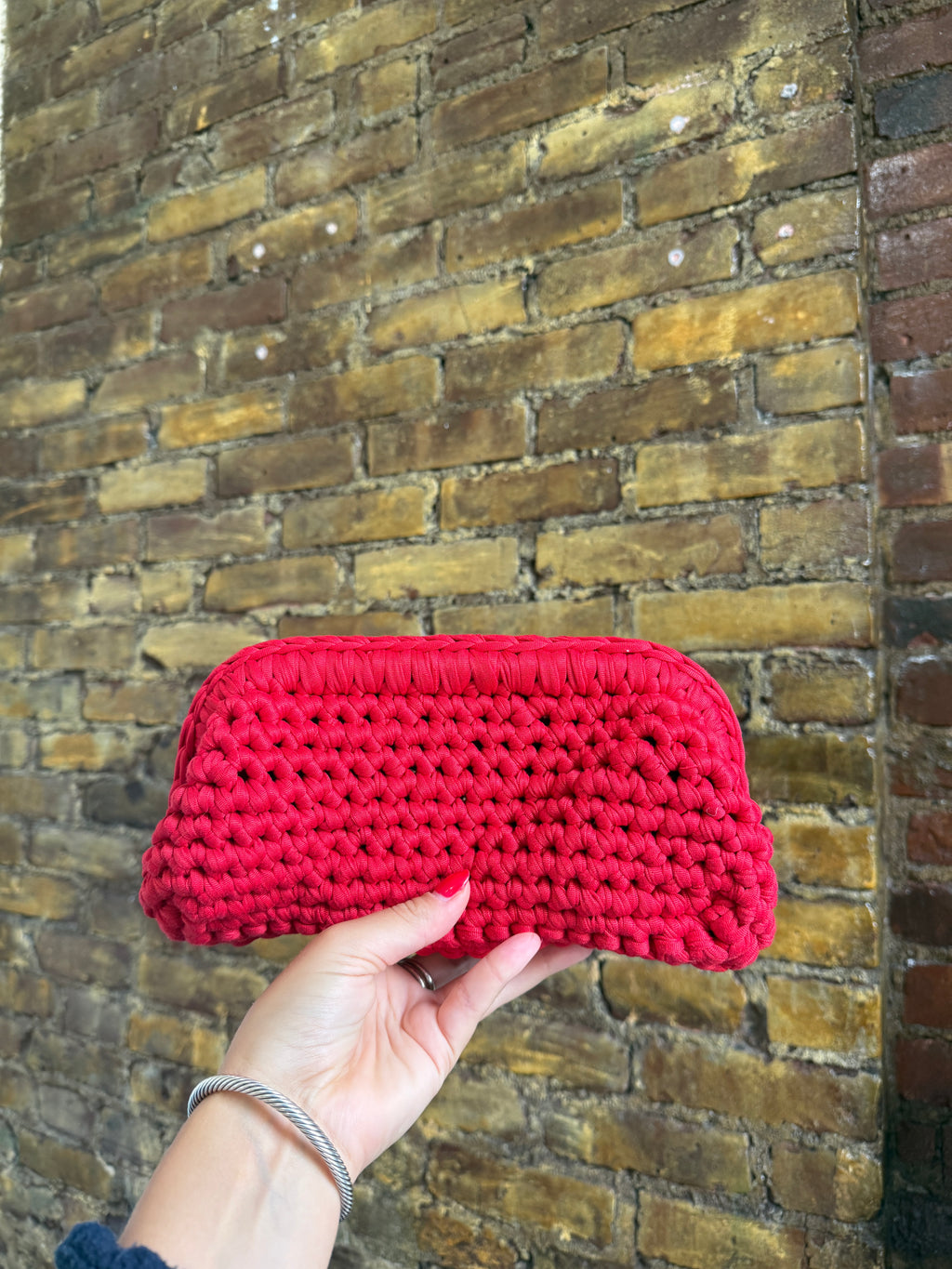 Handmade Crochet Medium Clutch