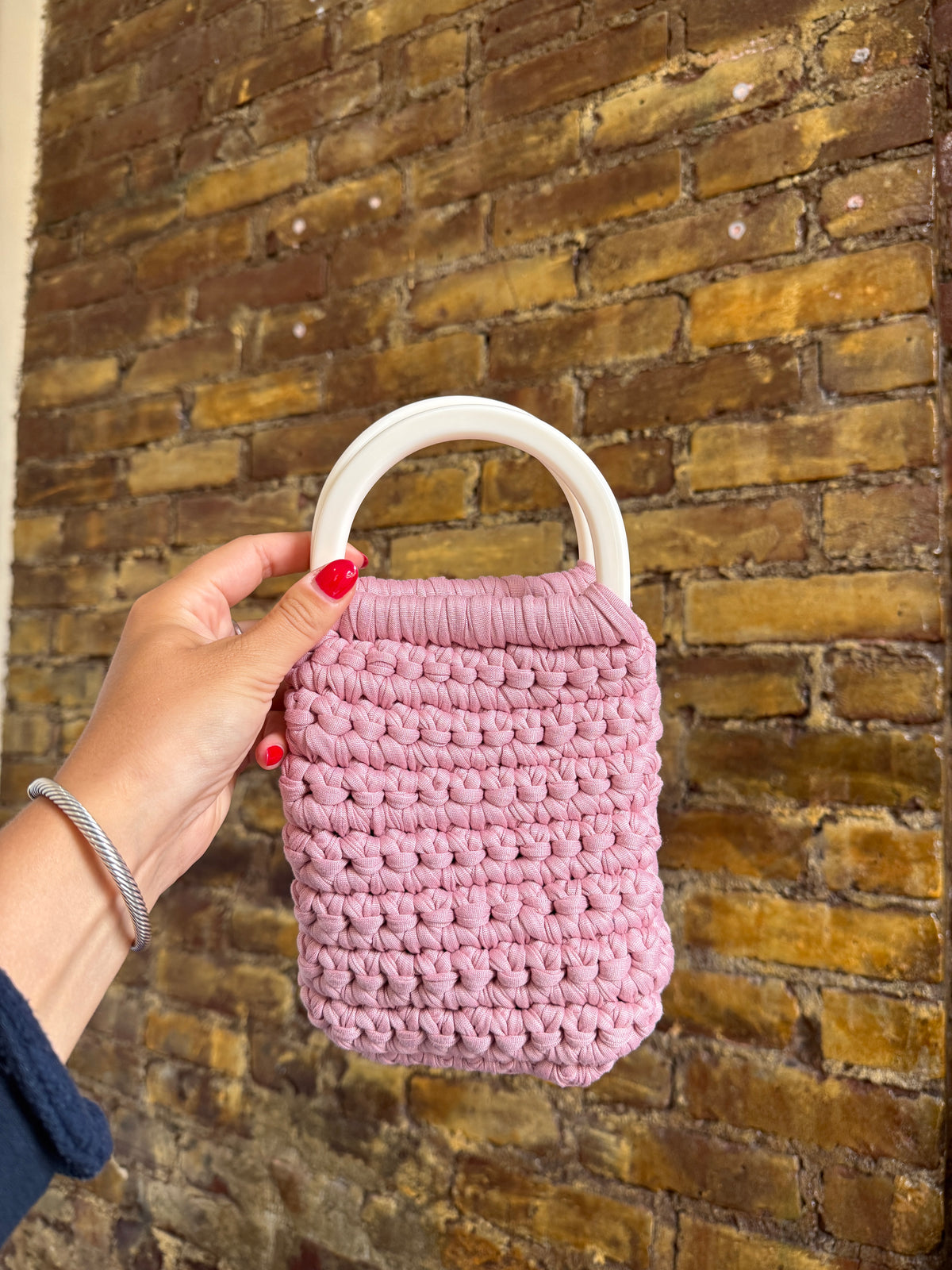 Handmade Crochet Pouch Bag