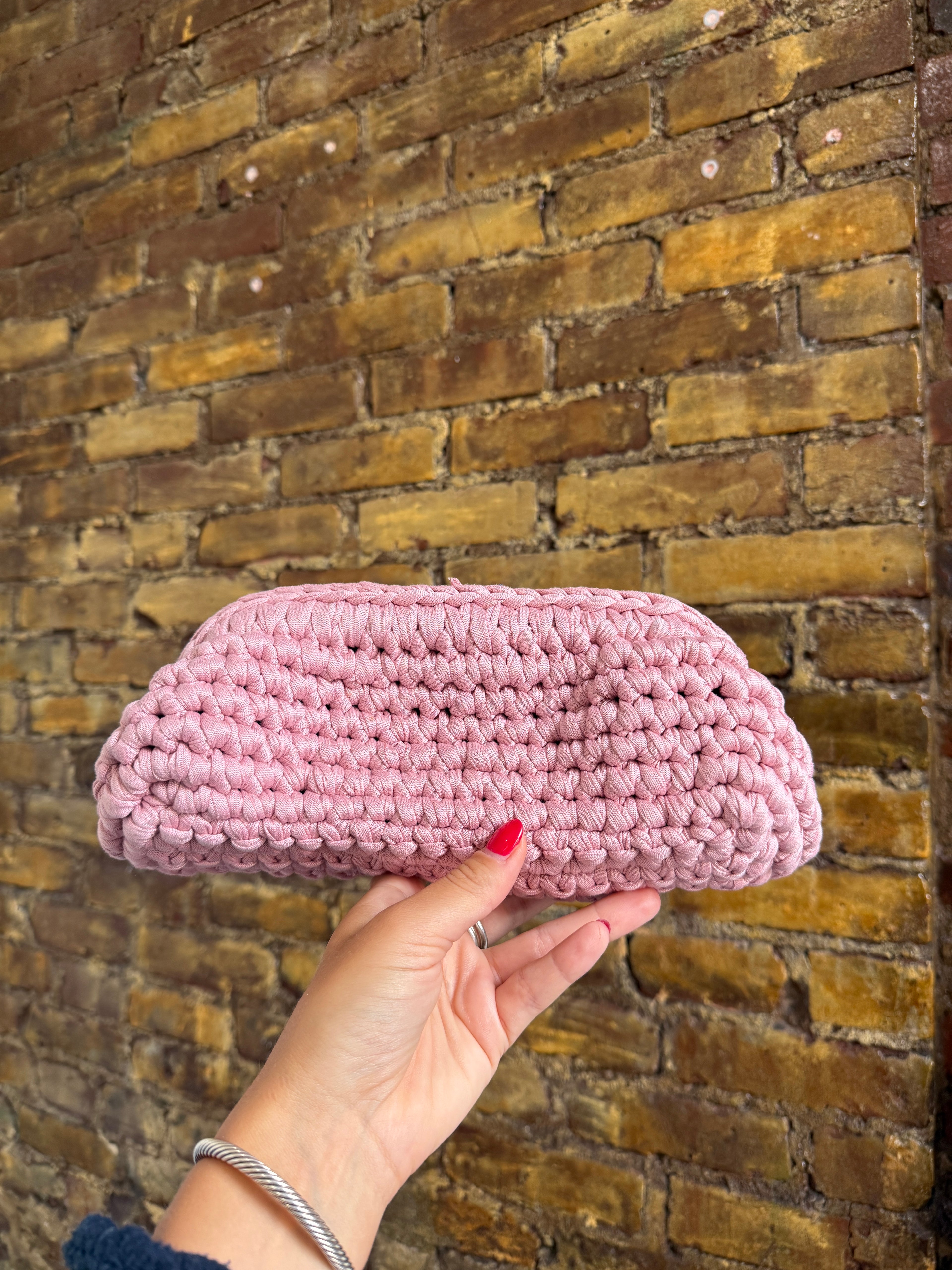 Handmade Crochet Medium Clutch