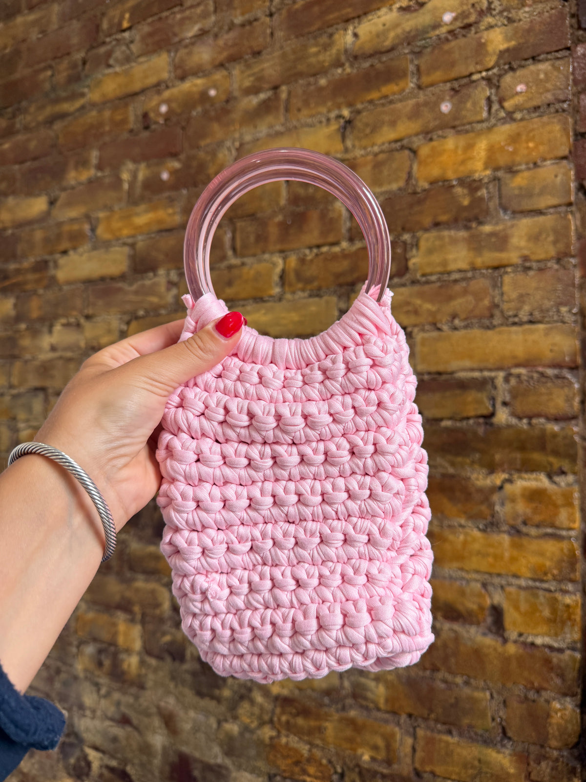 Handmade Crochet Pouch Bag