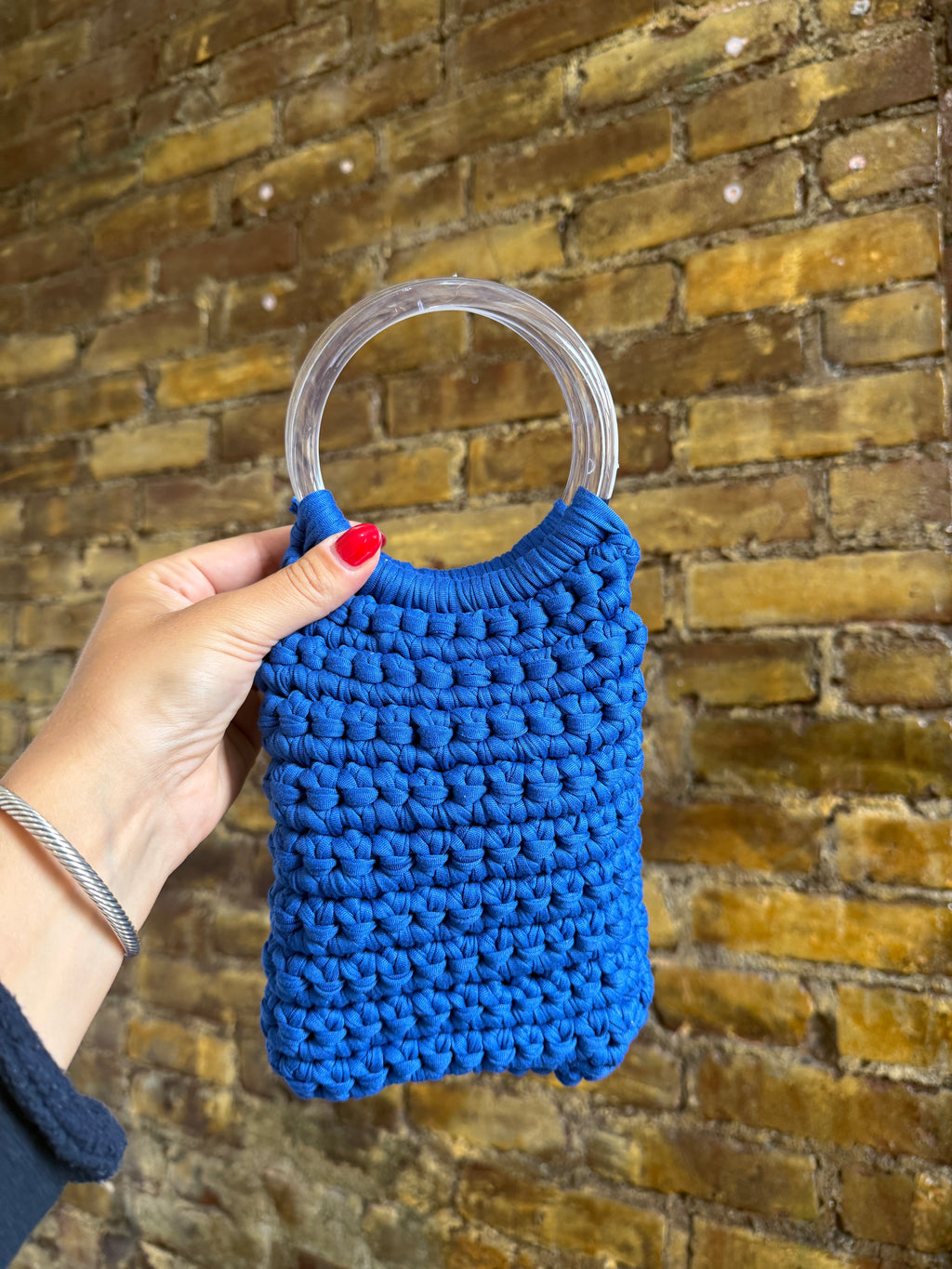 Handmade Crochet Pouch Bag