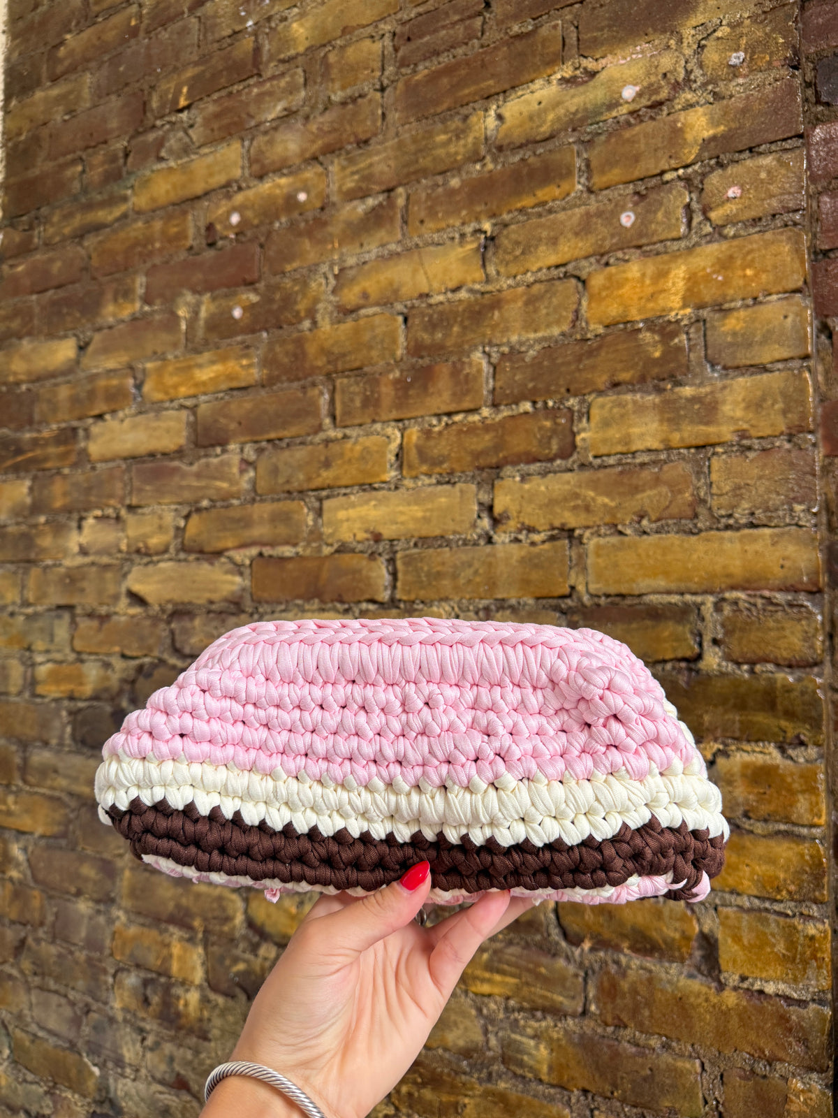 Handmade Crochet Medium Clutch