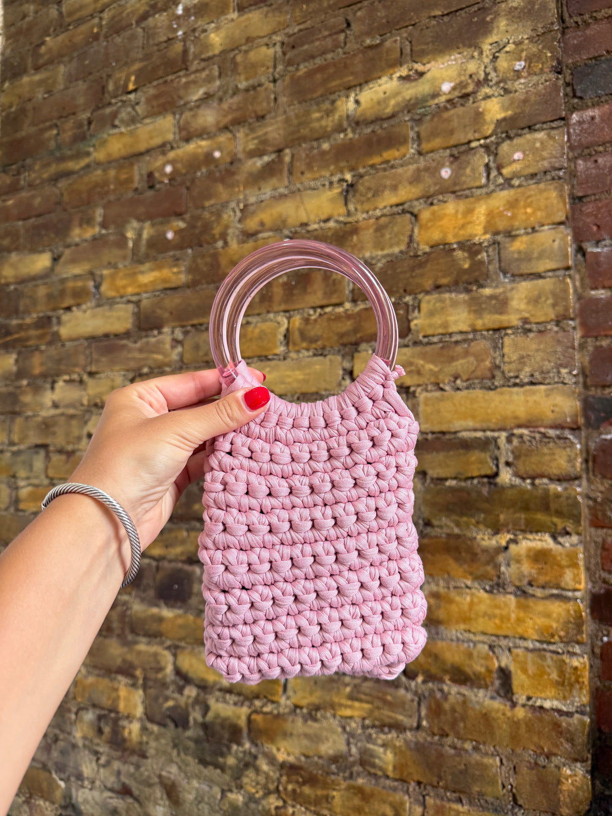 Handmade Crochet Pouch Bag