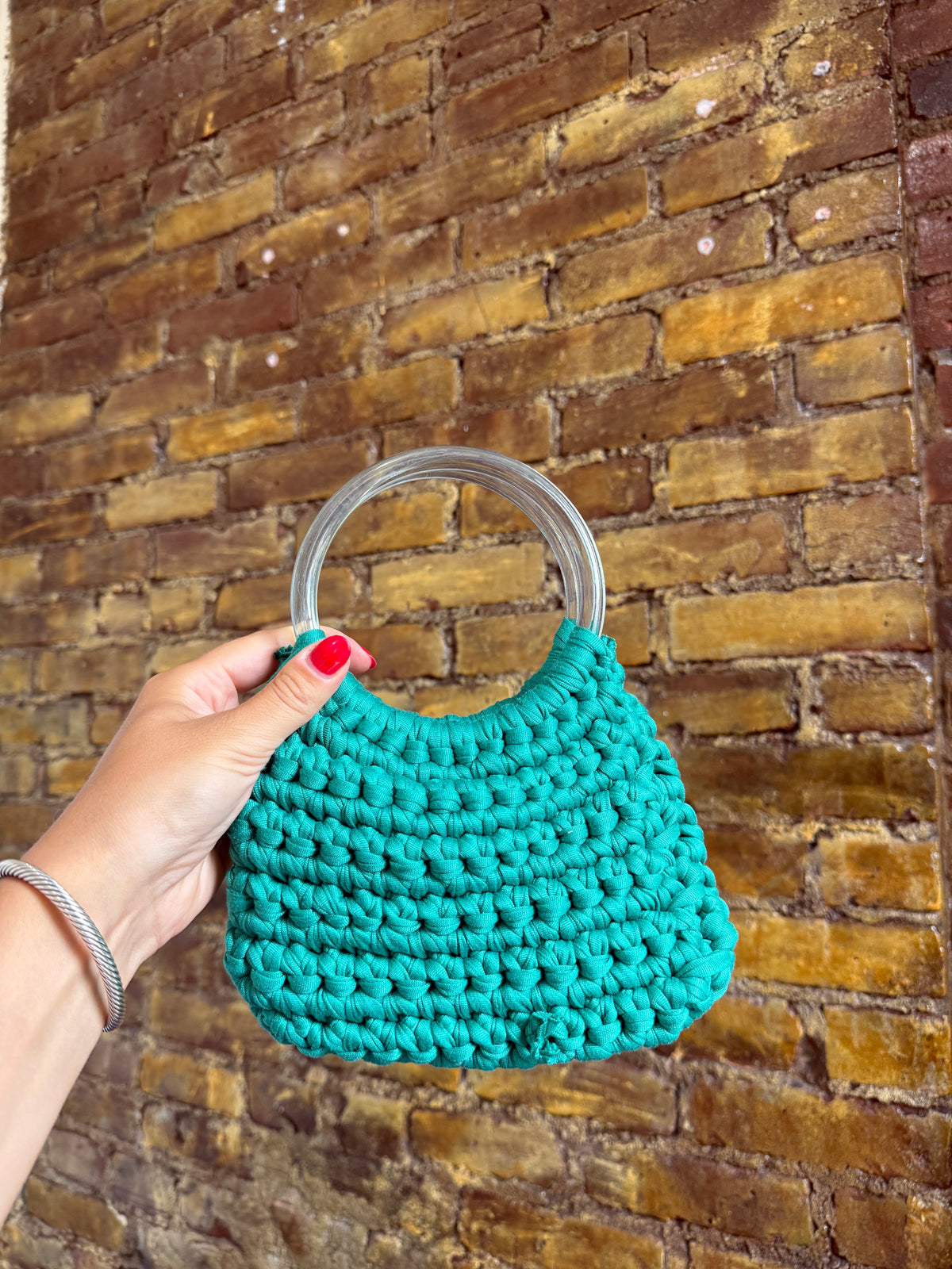 Handmade Crochet Pouch Bag