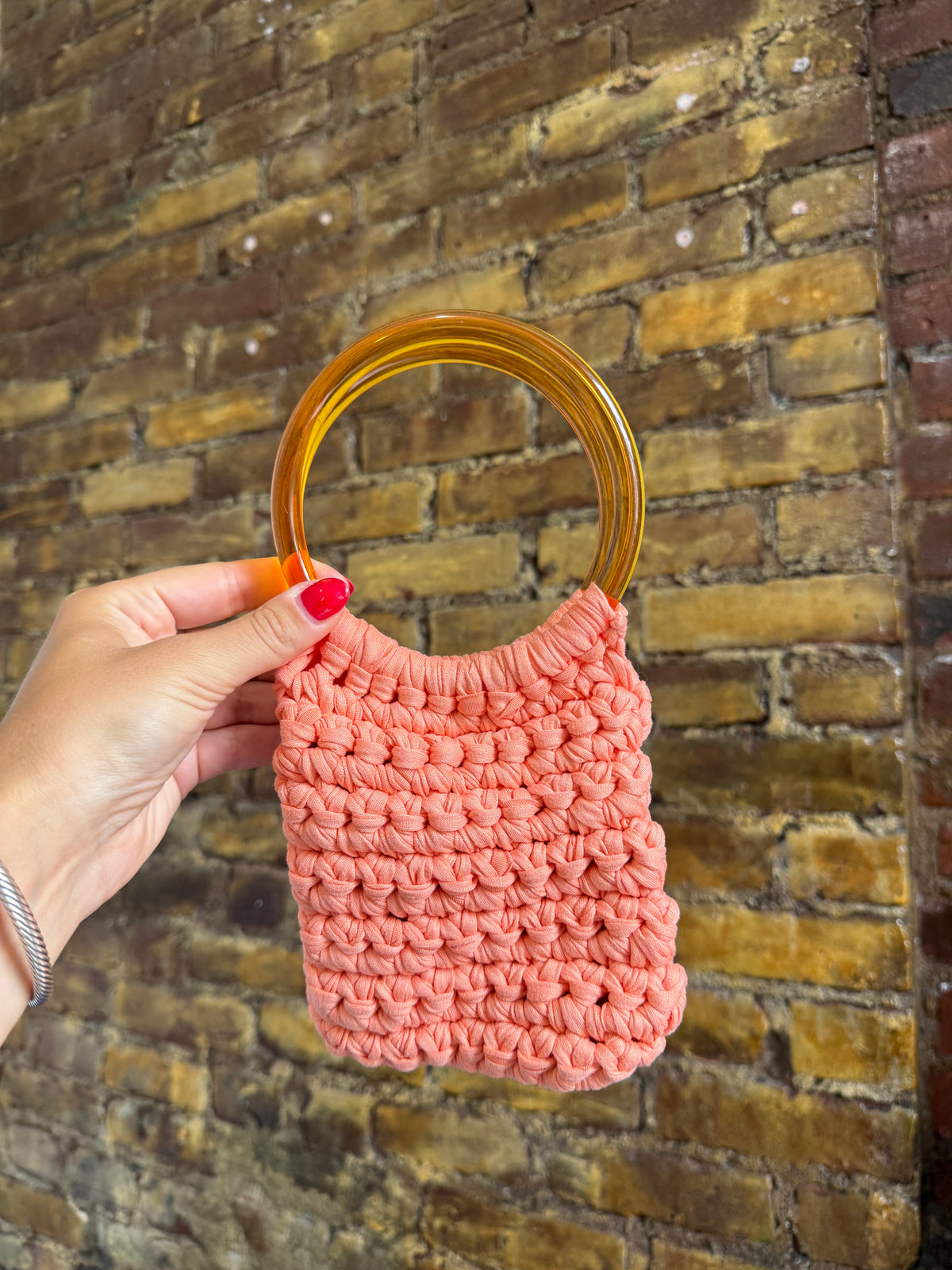 Handmade Crochet Pouch Bag