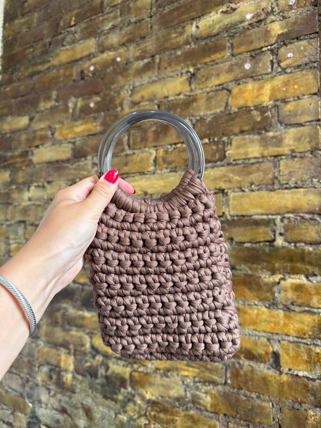 Handmade Crochet Pouch Bag