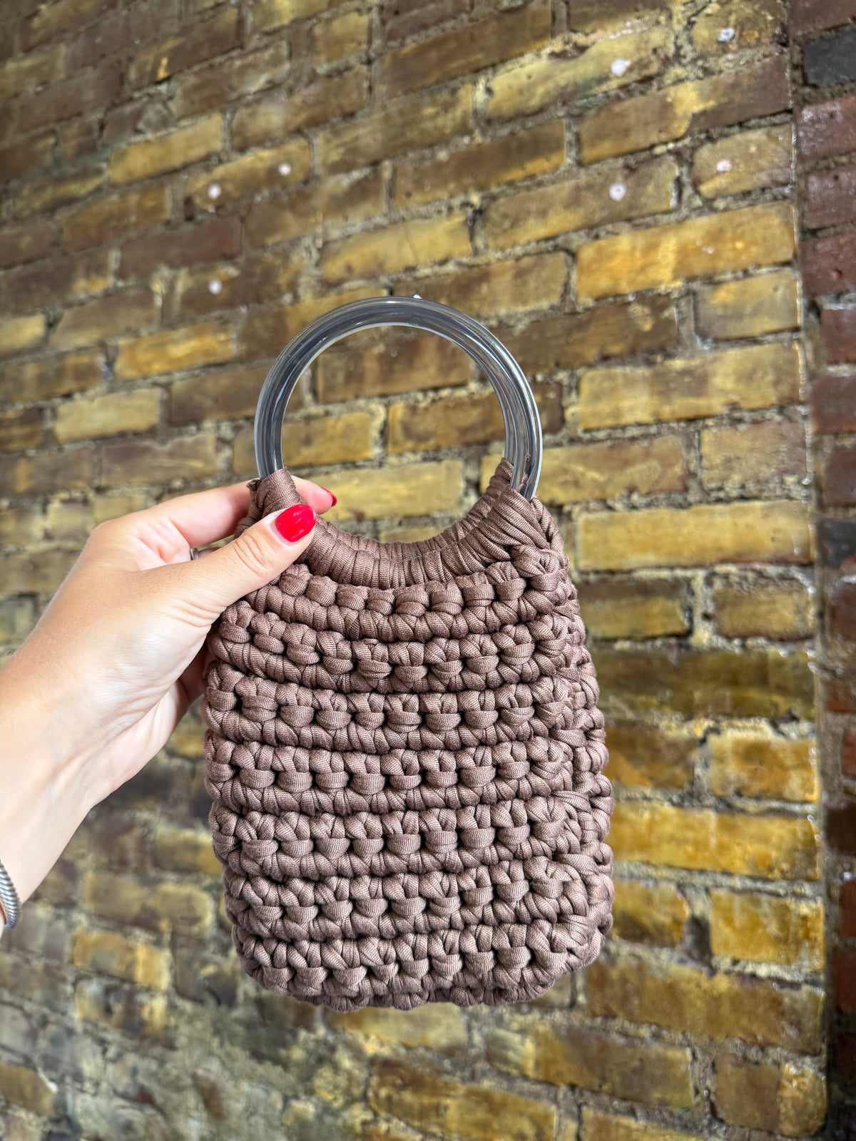 Handmade Crochet Pouch Bag