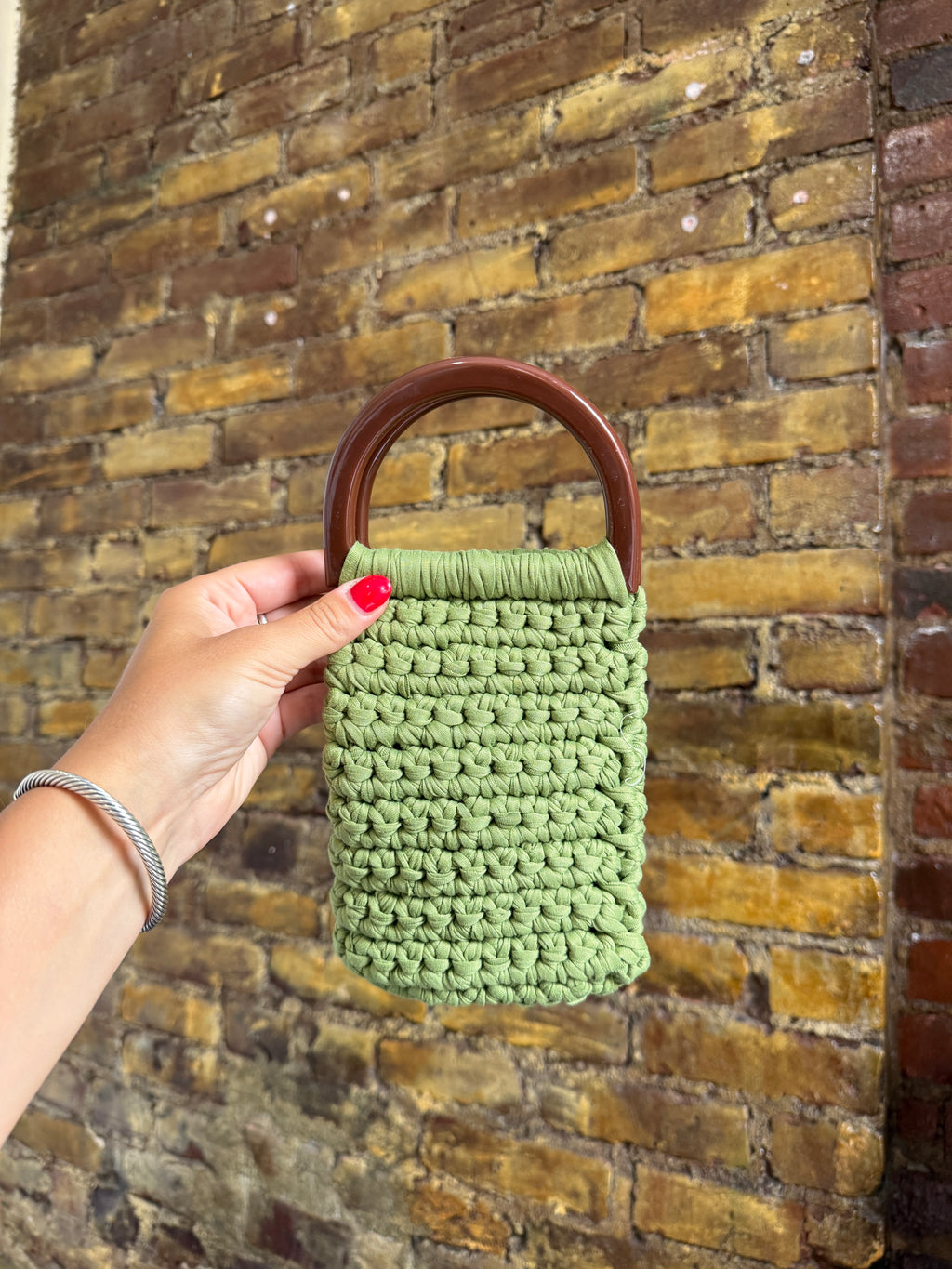Handmade Crochet Pouch Bag
