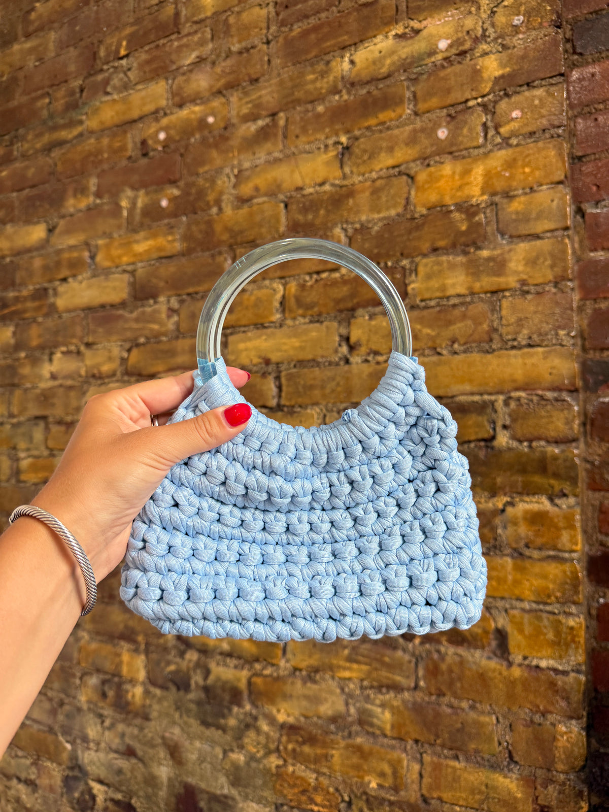 Handmade Crochet Pouch Bag