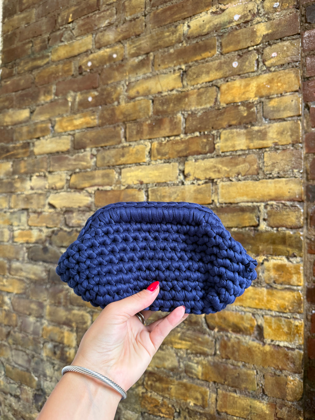 Handmade Crochet Small Clutch
