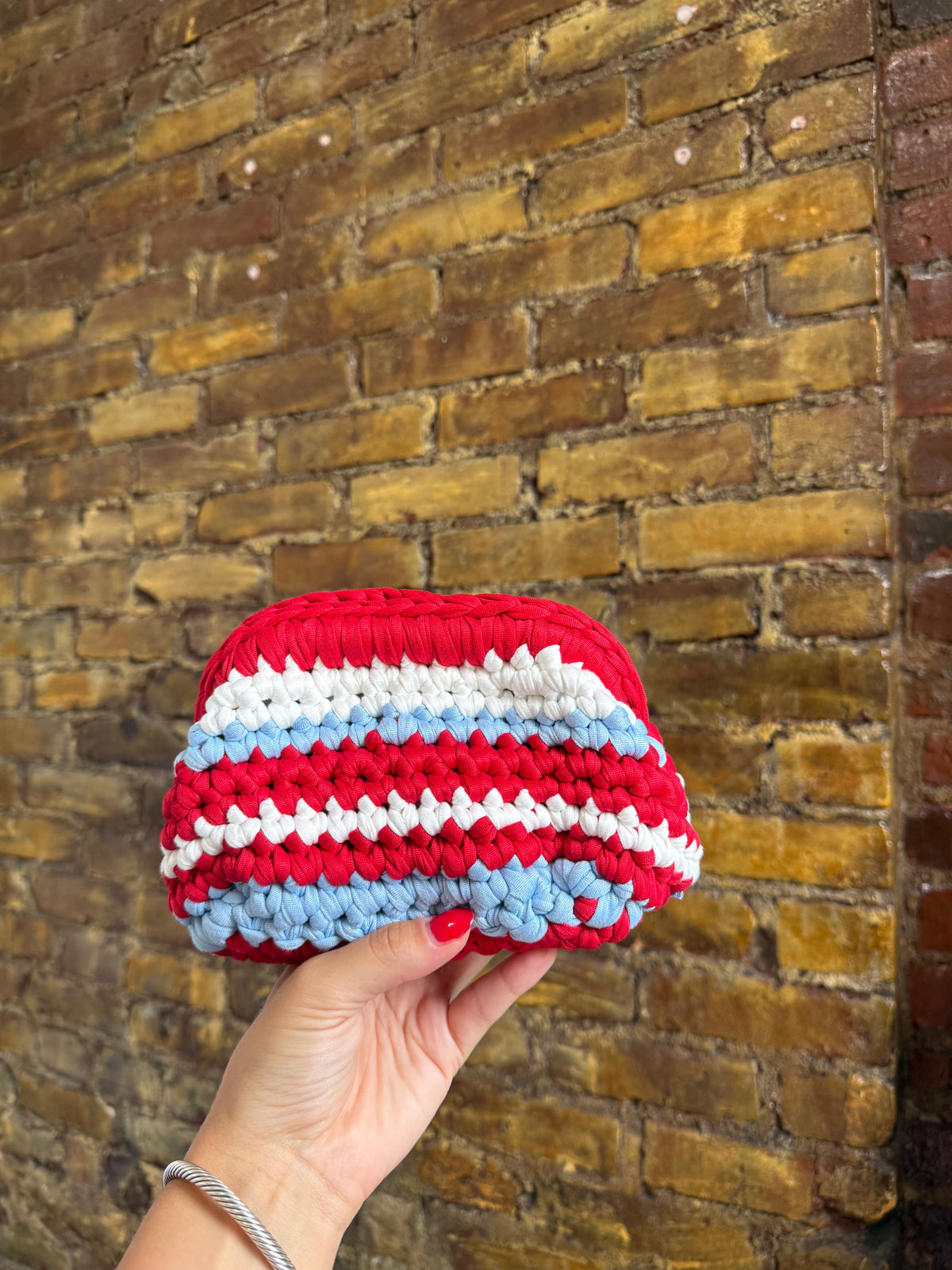 Handmade Crochet Small Clutch