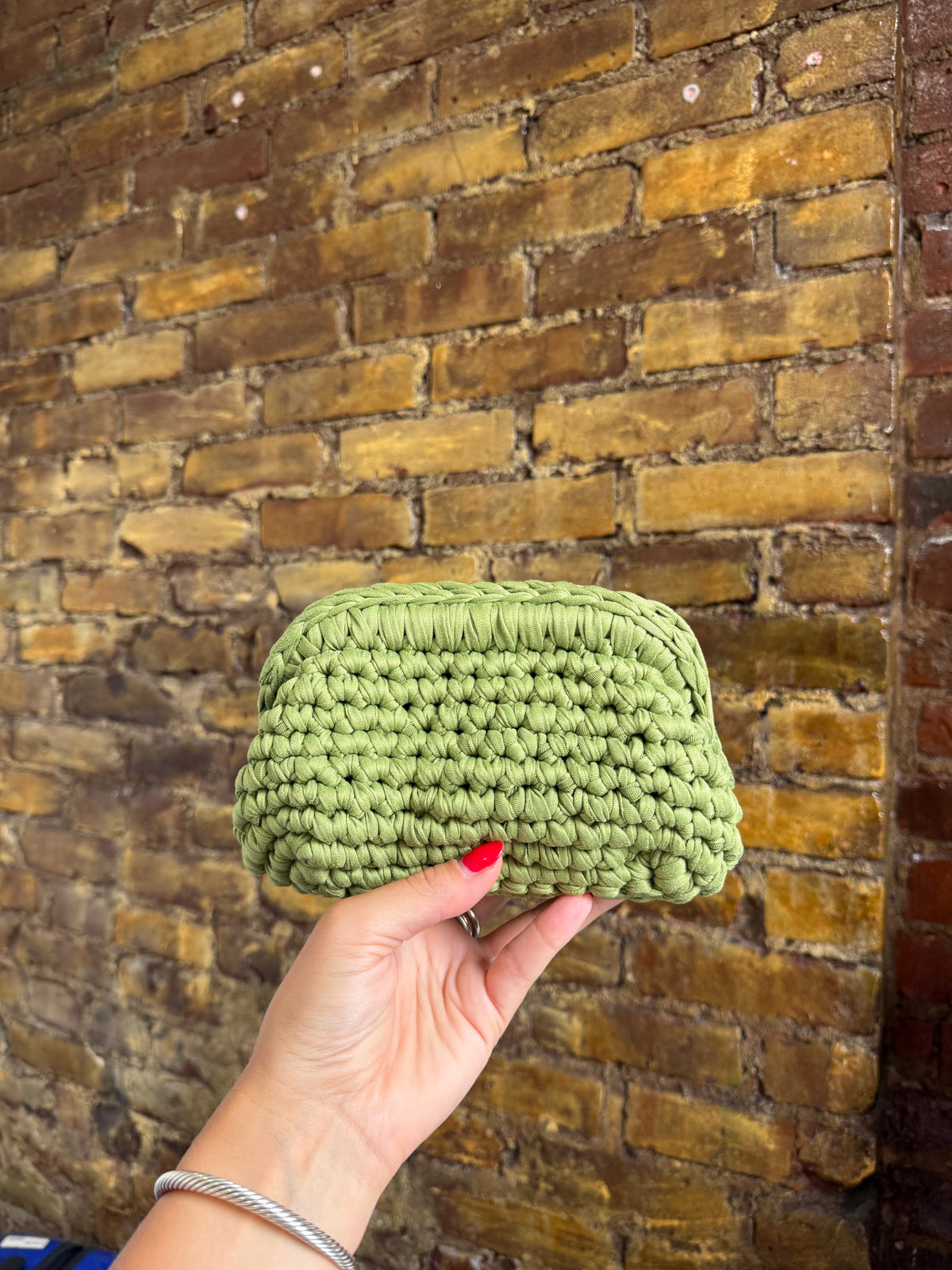 Handmade Crochet Small Clutch