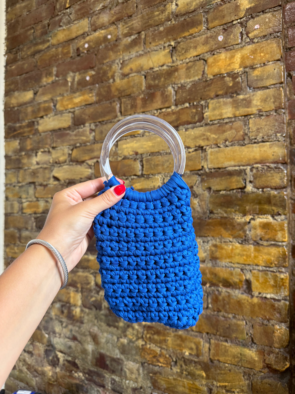 Handmade Crochet Pouch Bag