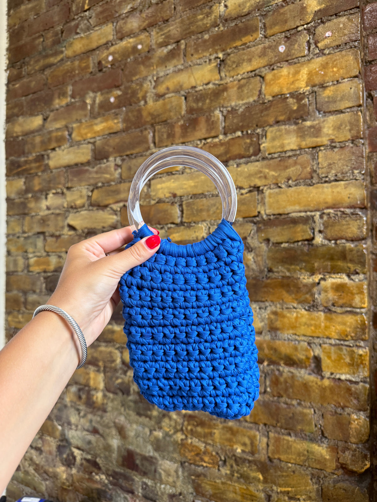 Handmade Crochet Pouch Bag