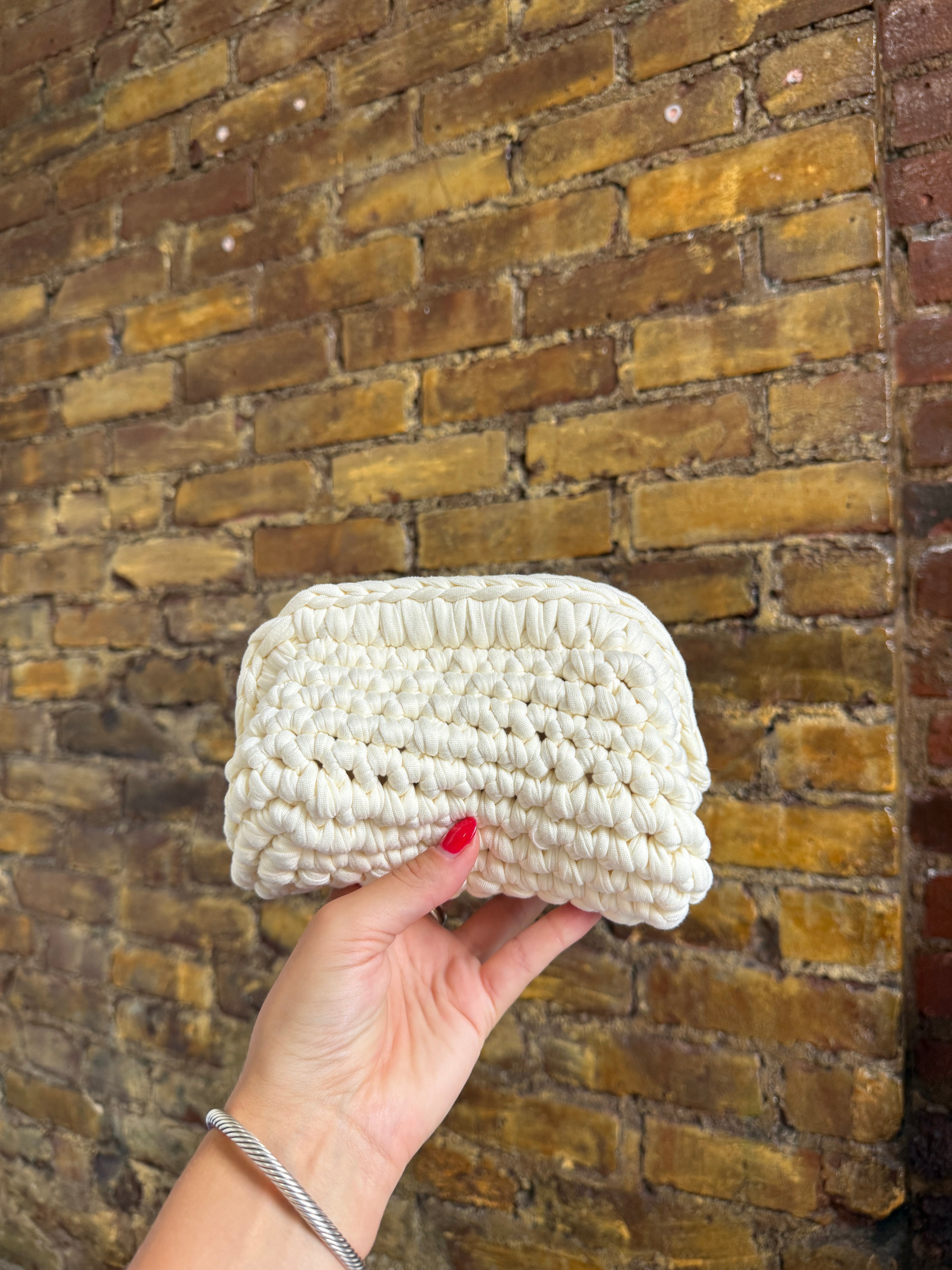 Handmade Crochet Small Clutch