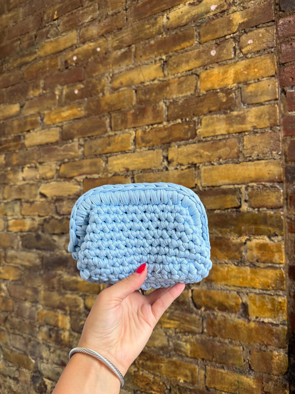 Handmade Crochet Small Clutch